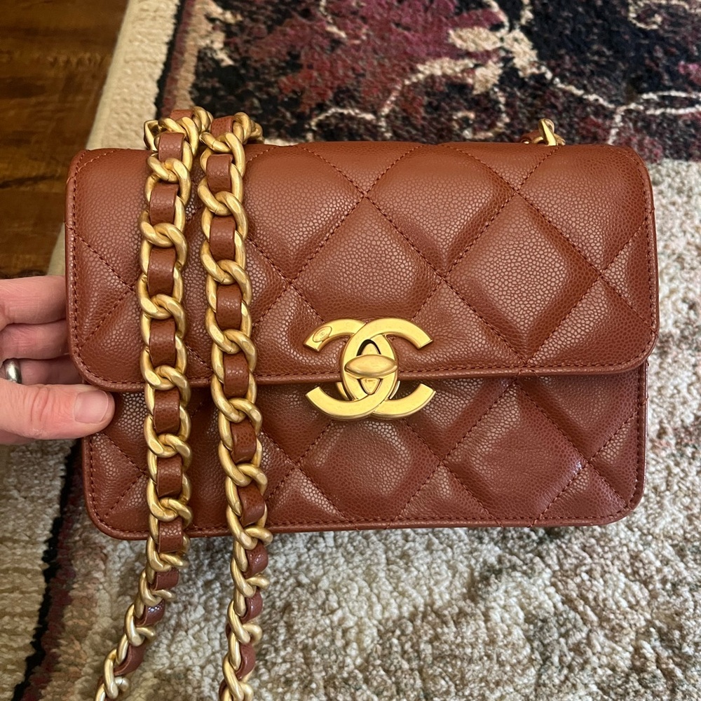 ❌❌ NOT AVAILABLE Brand New! Chanel Small Flap Bag With Large CC Hardware